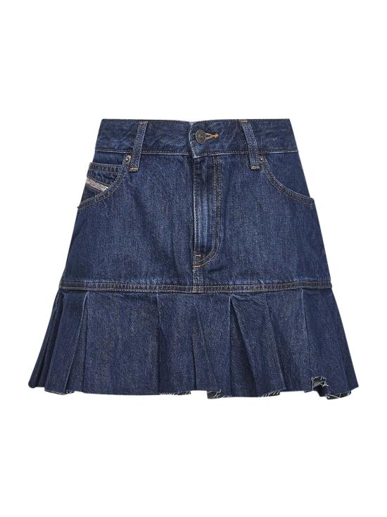  디젤 데님 스커트 Diesel De Reen 데님 미니 스커트 블루