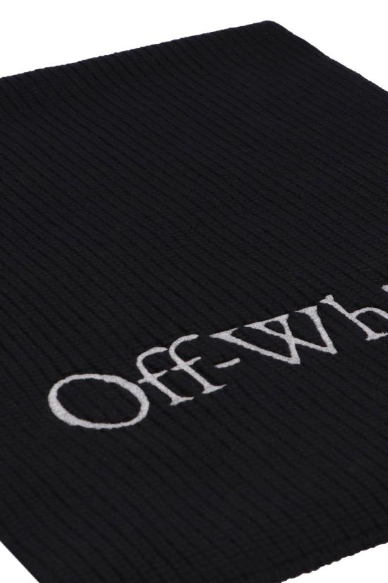  오프화이트 머플러/스카프 버진 울 스카프 블랙 - OFF WHITE