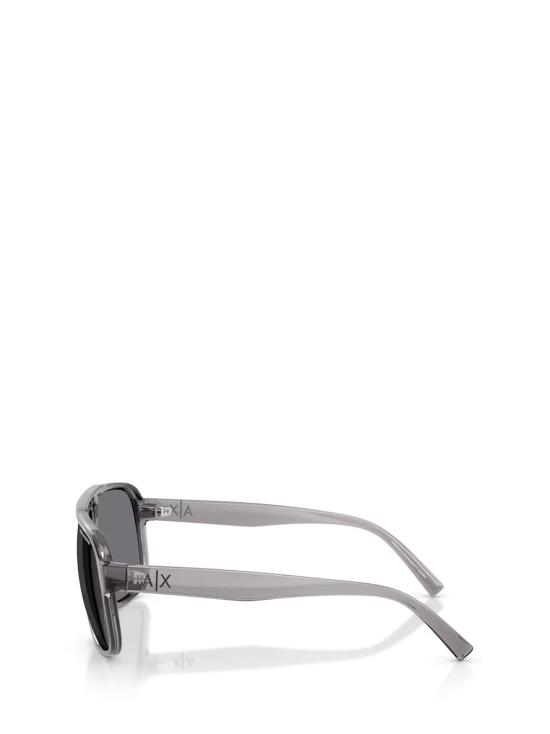 26FW 알마니 선글라스 AX4104S 823981 SHINY TRANSPARENT GREY - ARMANI