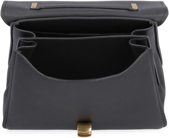 살바토레 페라가모 가방 페라가모 간치니 페블드 가죽 핸드백 블랙 - SALVATORE FERRAGAMO