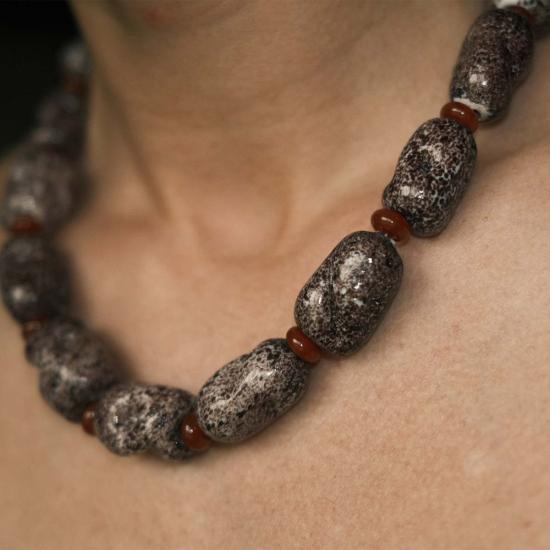  스튜디오 솔리즈 목걸이/팬던트 Studio Solíz Moteado 목걸이 - STUDIO SOLIZ