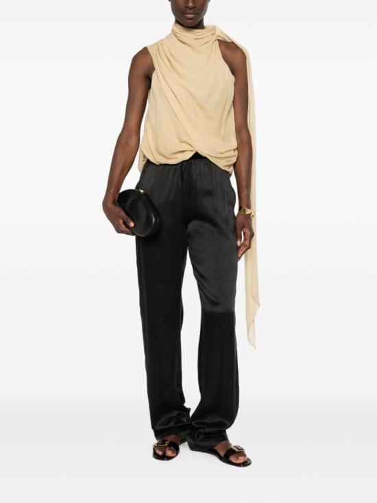  톰포드 스트레이트 팬츠 톰 포드 실크 팬츠 블랙 - TOMFORD