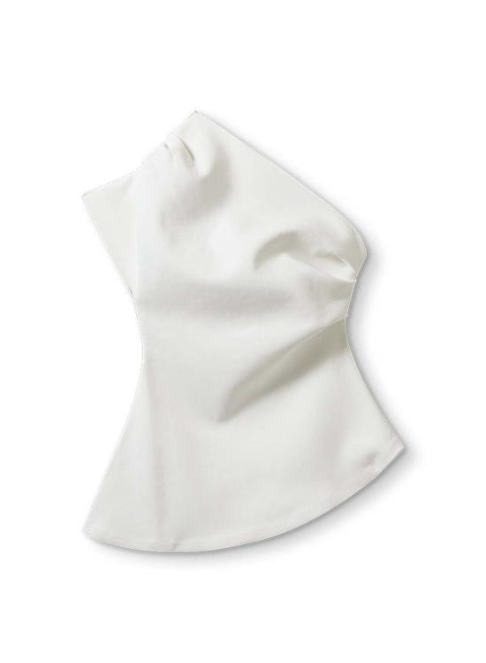  The Garment x Tomorrow 롱 스커트 더 가먼트 X 투모로우 글램 비대칭 티 크림 - OTHER BRANDS