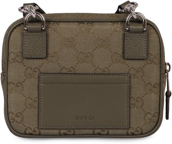  구찌 가방 GG 캔버스 카메라 백 메신저 백 그린 - GUCCI
