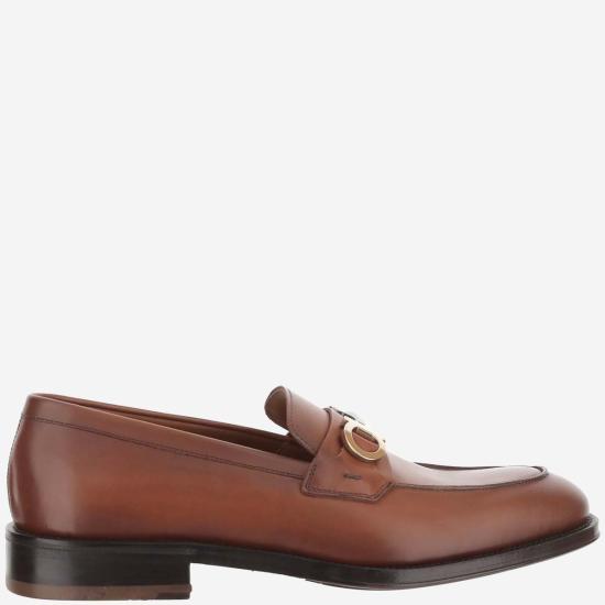  살바토레 페라가모 로퍼 페라가모 가죽  브라운 - SALVATORE FERRAGAMO