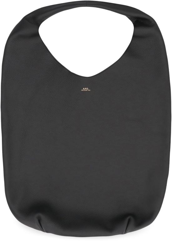  아페쎄 가방 A.P.C. 네이쥬 가죽 토트백 블랙 - A.P.C.