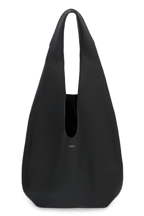  아페쎄 가방 A.P.C. 네이쥬 가죽 토트백 블랙 - A.P.C.