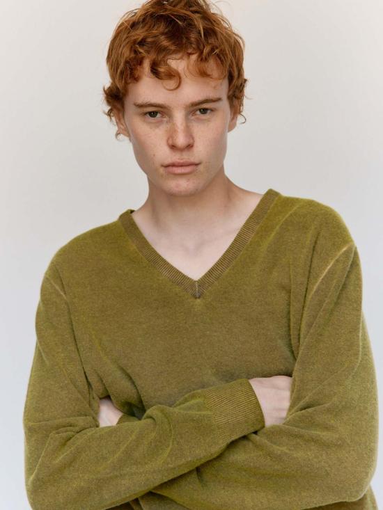 마르지엘라 스웨터 메종  버진 울 브이넥 - MAISON MARGIELA
