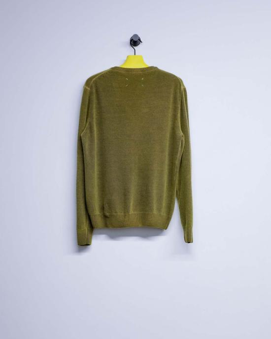  마르지엘라 스웨터 메종  버진 울 브이넥 - MAISON MARGIELA