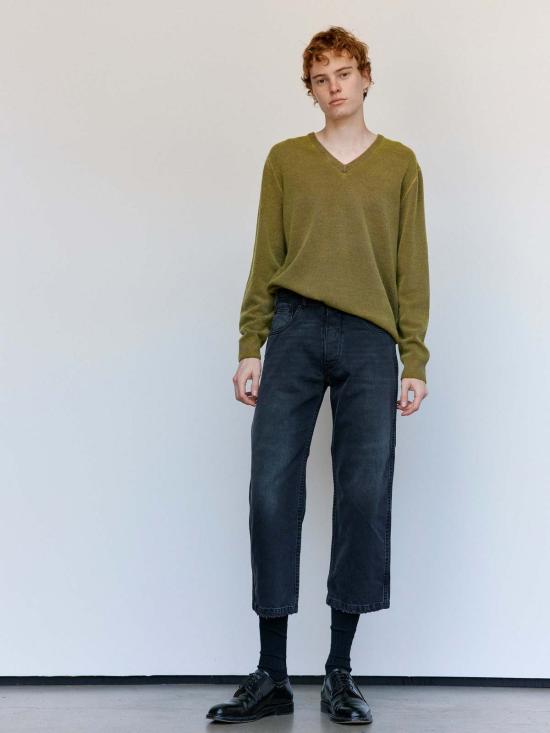  마르지엘라 스웨터 메종  버진 울 브이넥 - MAISON MARGIELA