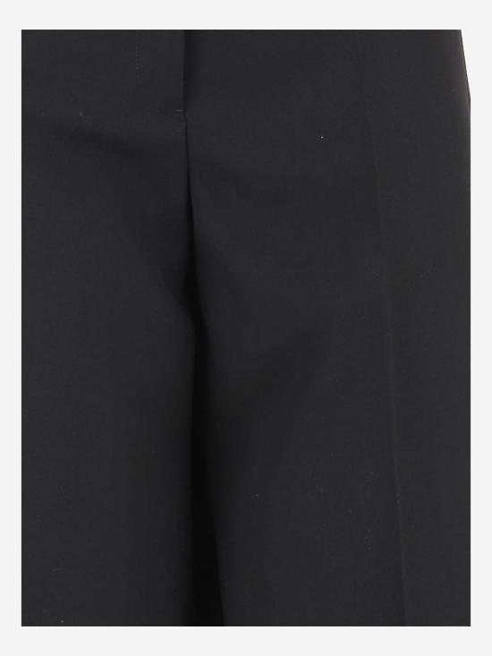  질샌더 스트레이트 팬츠 질 샌더 울 팬츠 블랙 - JIL SANDER