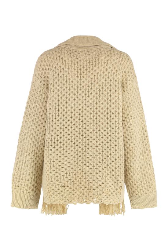  MM6 메종마르지엘라 스웨터 Mm6 메종 마르지엘라 크루넥 울 블렌드 - MM6 MAISON MARGIELA