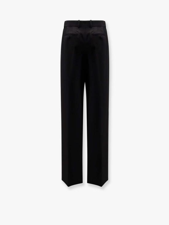  톰포드 스트레이트 팬츠 톰 포드 플리츠 울 팬츠 블랙 - TOMFORD
