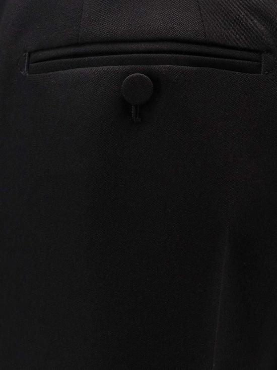 톰포드 스트레이트 팬츠 톰 포드 플리츠 울 팬츠 블랙 - TOMFORD
