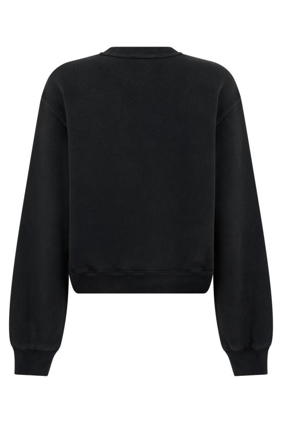  알렉산더 왕 스웨터 크루넥 스웨트셔츠 블랙 - ALEXANDER WANG
