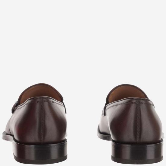  살바토레 페라가모 로퍼 페라가모 가죽 간치니  브라운 - SALVATORE FERRAGAMO