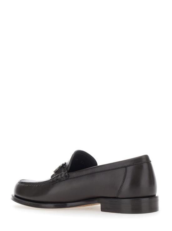  살바토레 페라가모 로퍼 페라가모 간치니 디테일  브라운 - SALVATORE FERRAGAMO