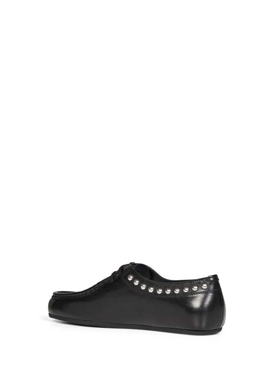  질샌더 로퍼 질 샌더 송아지 가죽 스터드  블랙 - JIL SANDER