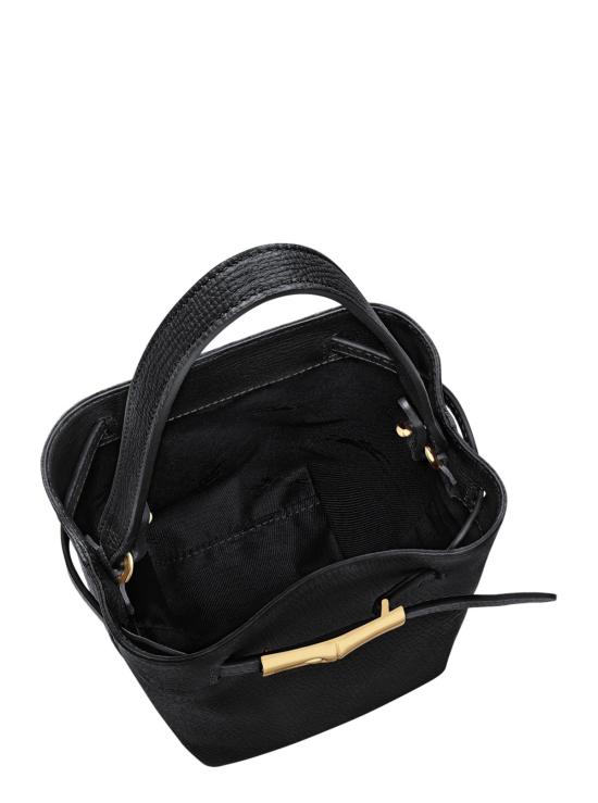  롱샴 가방 송아지 가죽 핸드백 블랙 - LONGCHAMP