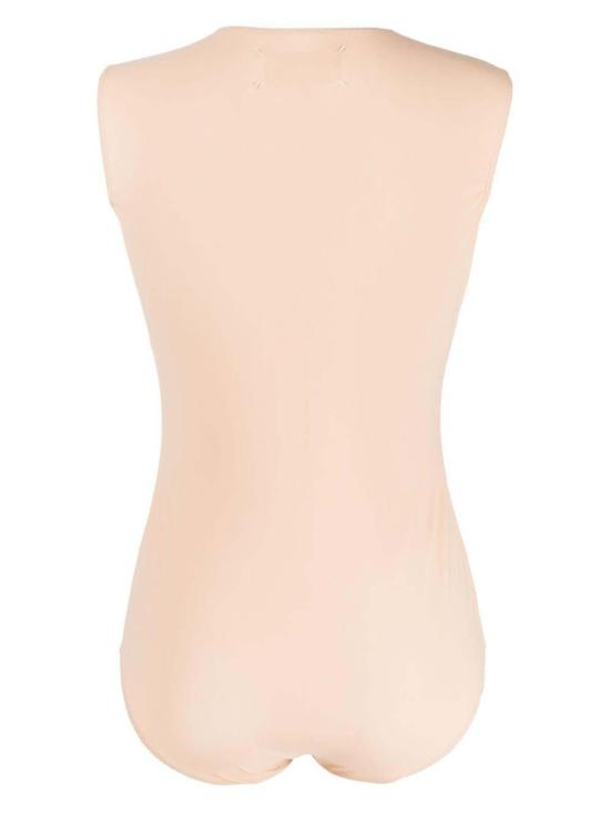  마르지엘라 바디수트 티셔츠 메종  슬리브리스 보디수트 - MAISON MARGIELA