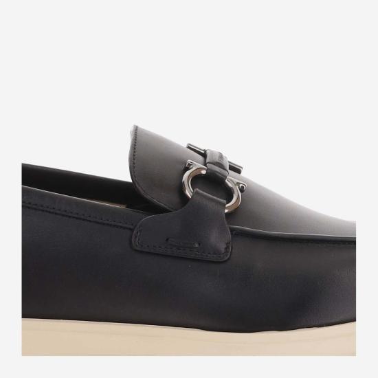  살바토레 페라가모 로퍼 페라가모 송아지 가죽  블랙 - SALVATORE FERRAGAMO