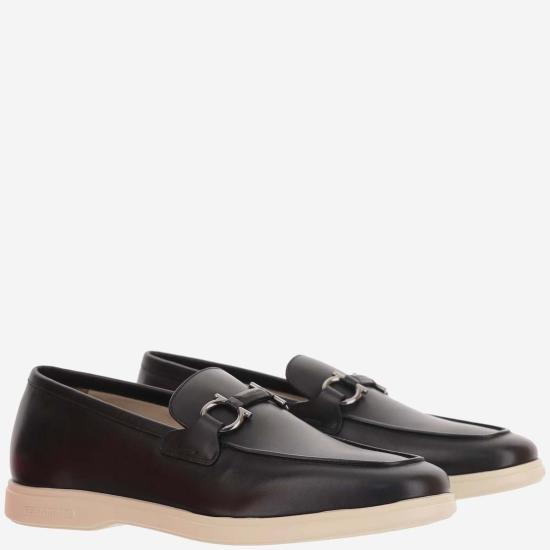  살바토레 페라가모 로퍼 페라가모 송아지 가죽  블랙 - SALVATORE FERRAGAMO