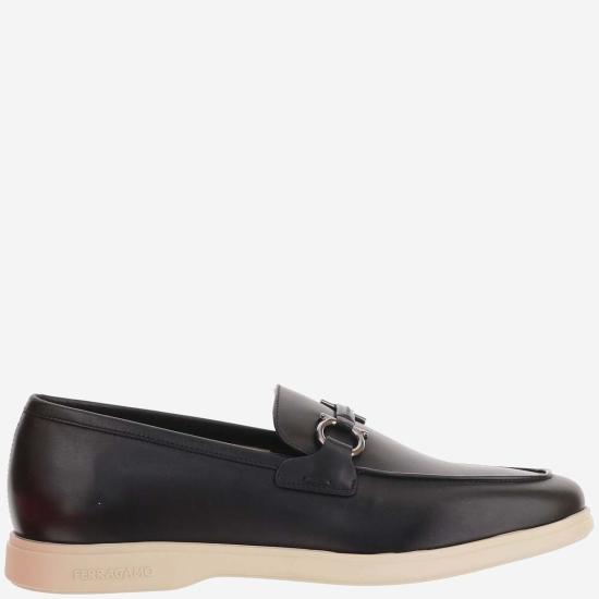  살바토레 페라가모 로퍼 페라가모 송아지 가죽  블랙 - SALVATORE FERRAGAMO