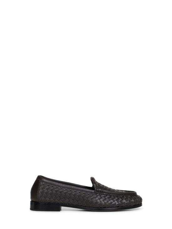  보테가베네타 로퍼 Bottega Veneta Silenzio 인트레치아토 나파 가죽  브라운
