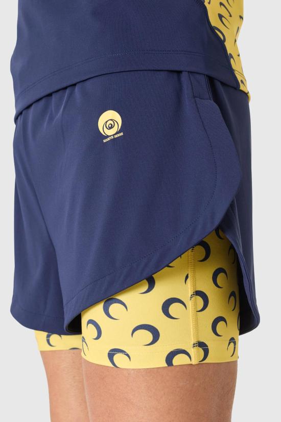  마린세르 숏팬츠 MRSM261CRPN198MB BL80 MIDNIGHT BLUE DOM - MARINE SERRE