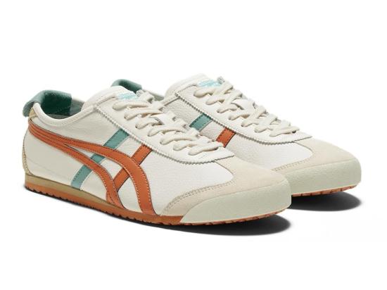  오니츠카타이거 멕시코 66 스니커즈 1183A201 116 CREAM PIQUANT ORANGE DOM