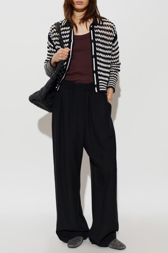 26FW 막스마라 가디건 21346041 005 WHITE BLUE DOM - MAX MARA