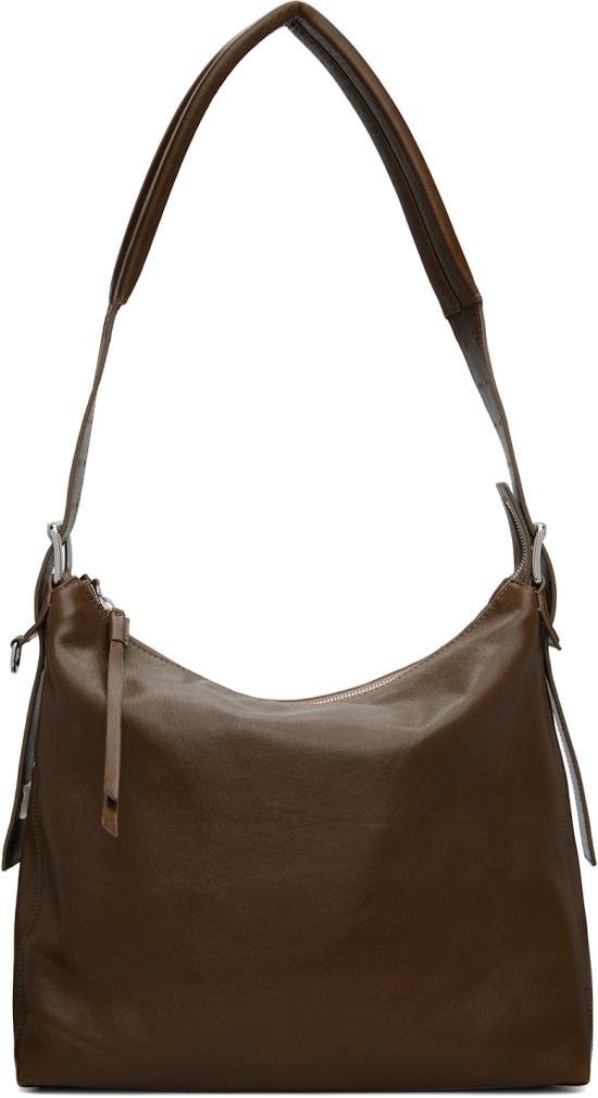 26FW 르메르 스몰 벨티드 호보백 레더 BG0223 LL0108 211 DARK BRONZE DOM