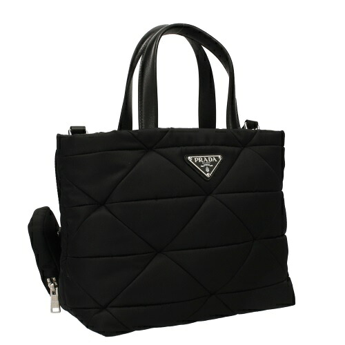 26FW 프라다 스몰 패딩 리나일론 토트백 1BG373 B9M RDJN F0002 BLACK DOM - PRADA