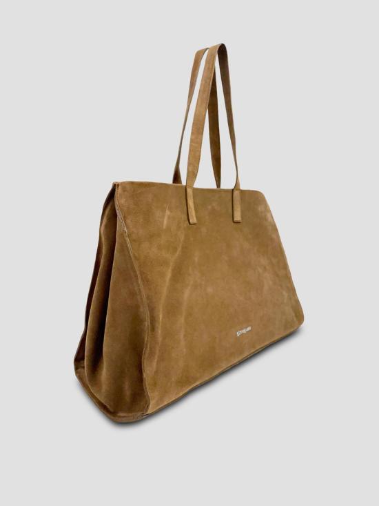 26SS 기마구아스 토트백 MAXI SHOPPER BAG SUEDE CAMEL DOM - GIMAGUAS