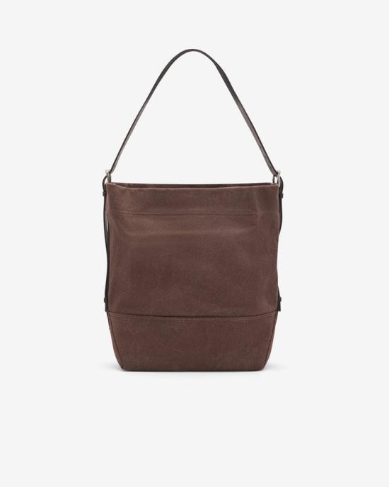 26FW 르메르 코튼 타이 다이 벨티드 토트백 BG0153 LF1697 490 DARK CHOCOLATE DOM - LEMAIRE