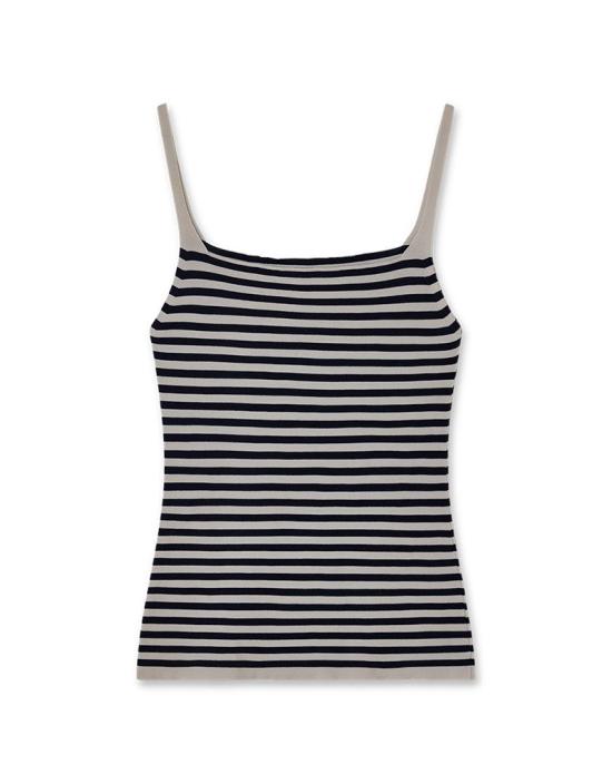 26SS 기마구아스 민소매 티셔츠 CAMU TOP GREYBLACK DOM