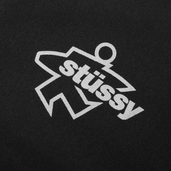  스투시 후드 티셔츠 1975180 FADEDBLACK FADED BLACK DOM - STUSSY