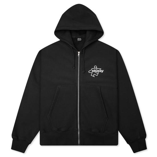  스투시 후드 티셔츠 1975180 FADEDBLACK FADED BLACK DOM