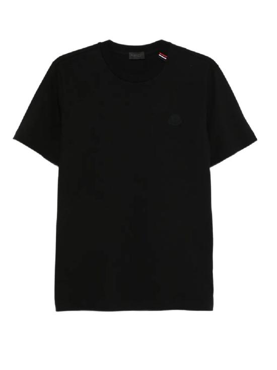 26FW 몽클레어 반팔 티셔츠 8C00036 89AYW 999 BLACK DOM