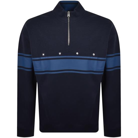 26FW 휴고보스 후드 티셔츠 50563798 405 DARK BLUE DOM