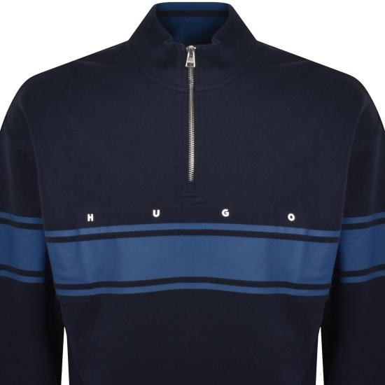 26FW 휴고보스 후드 티셔츠 50563798 405 DARK BLUE DOM - HUGO BOSS