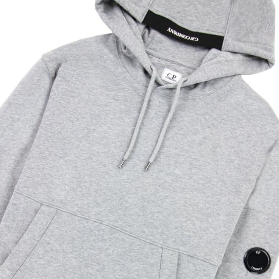 26FW 씨피 컴퍼니 후드 티셔츠 RCCMSS714M 005086W M94 GREYSTONE MELANGE DOM - C.P. COMPANY