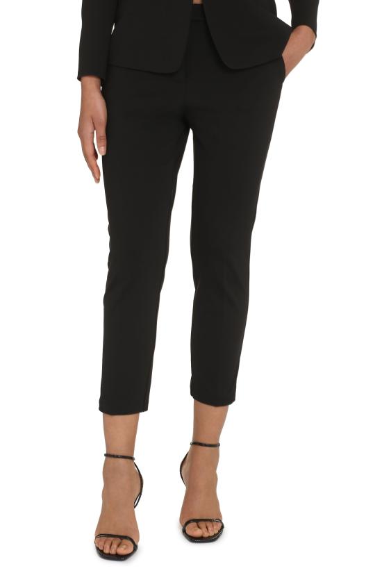  핑코 스트레이트 팬츠 100155 BLACK - PINKO