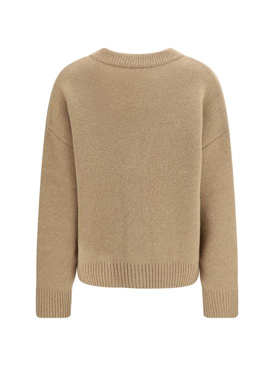 26FW 아미 빅 하트 로고 알파카 니트 가디건 UKC365KN0135 A278 BEIGE - AMI