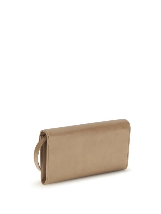 26FW 미우미우 숄더 스트랩 레더 파우치 5MT0482A44 BEIGE - MIU MIU