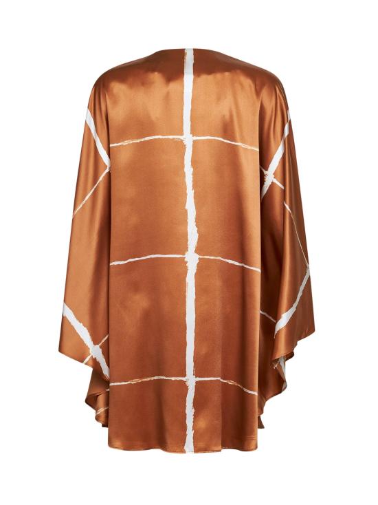26SS 키톤 튜닉 D49438K0873G07CUOIOBIANCO BROWN - KITON