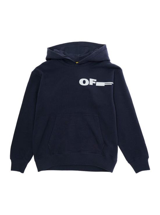 26SS 오프화이트 후드 티셔츠 44BBB001S26F NAVY