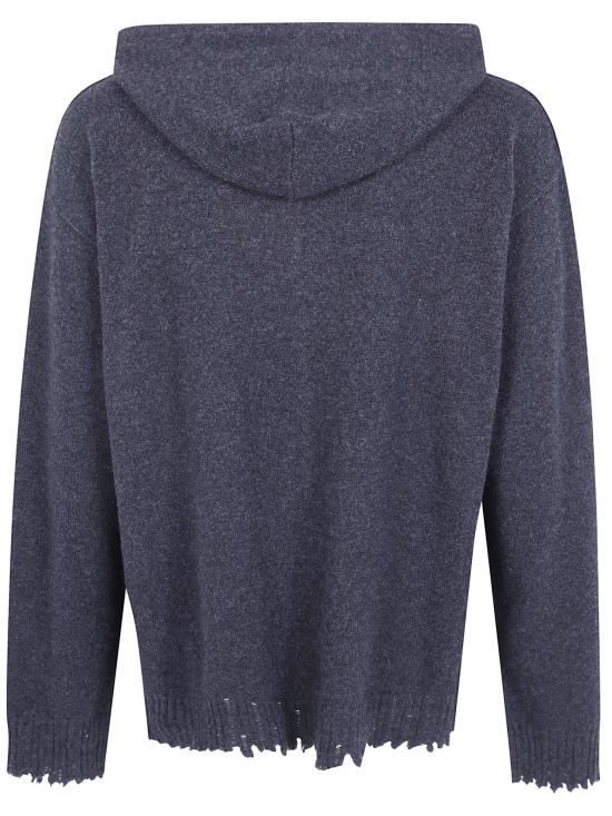 26FW 우마 왕 후드 티셔츠 UK7559 WS UW890 DARK GREY - UMA WANG