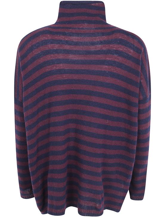 26FW 베이스 터틀넥 B8513 602 591 BLUE BURGUNDY - BASE