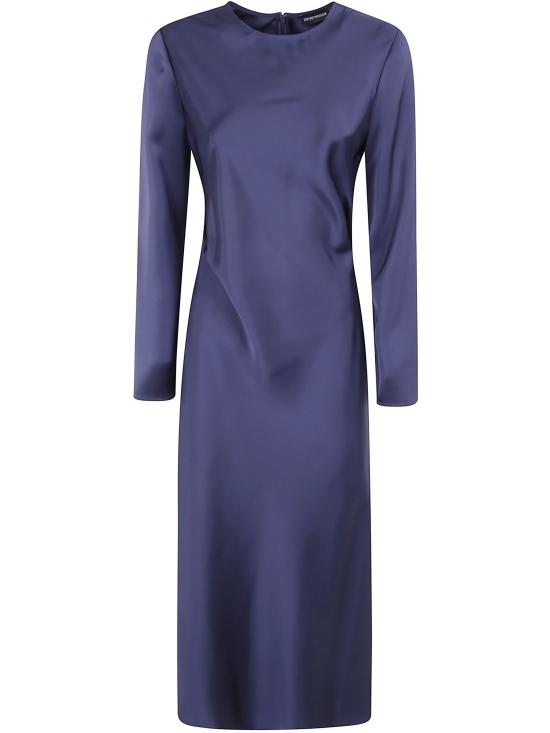 26FW 엠포리오 아르마니 롱 원피스 EW005489 AF17153 UB112 STORM BLUE